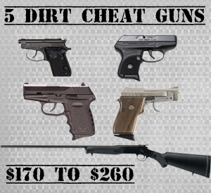 5 Dirt Cheap Guns Under $300