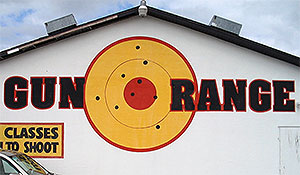 Gun Range Sign